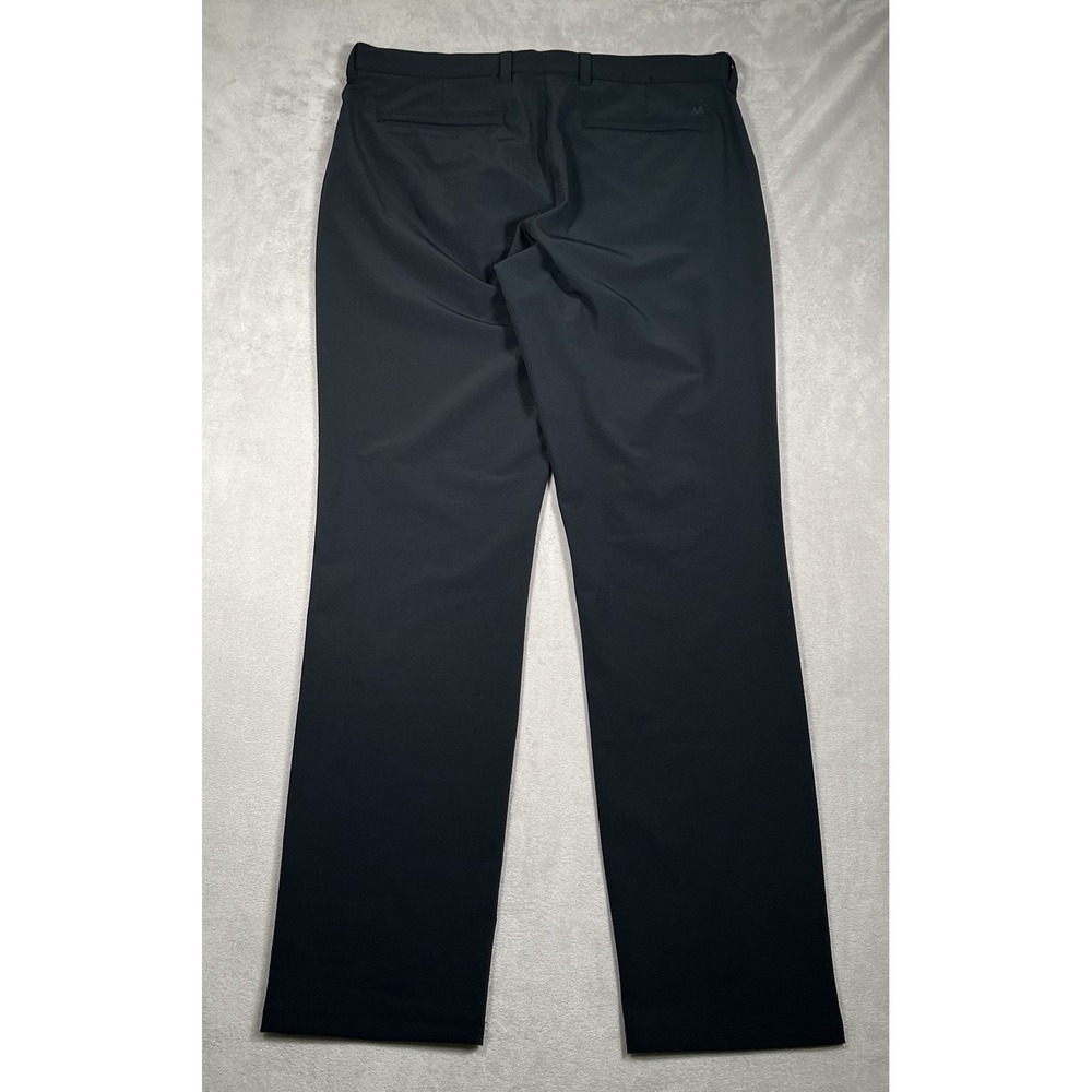 Mizzen+Main Men's Dress Pants 34W 32L Slim Helmsman Black Stretch Performance - Picture 7 of 10